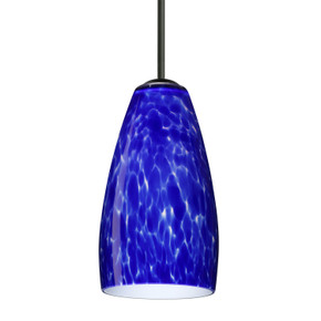 Mini Pendants Glass Down by Besa ( 74 | 1BT-150986-LED-BK Besa Chrissy Pendant ) 