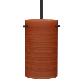 Mini Pendants Glass Down by Besa ( 74 | 1TT-4005CH-LED-BK Besa Tamburo 5 Stem Pendant ) 