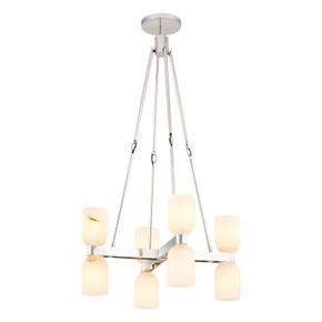 Mid. Chandeliers Glass Up by Alora ( 452 | CH338822PNAR Lucian ) 