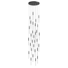 Mid. Chandeliers Multi-Port/Cascade by Avenue Lighting ( 192 | HF2031-BOA-BK Main St. ) 