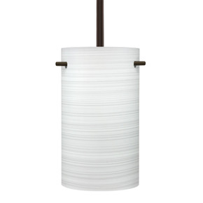 Mini Pendants Glass Down by Besa ( 74 | 1TT-4005KR-LED-BR Besa Tamburo 5 Stem Pendant ) 