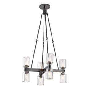 Mid. Chandeliers Glass Up by Alora ( 452 | CH338822UBCC Lucian ) 