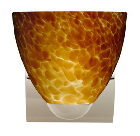 Sconces Single Glass by Besa ( 74 | 1WZ-757218-LED-CR Sasha ) 