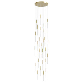 Mid. Chandeliers Multi-Port/Cascade by Avenue Lighting ( 192 | HF2031-SNW-BB Main St. ) 