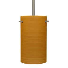 Mini Pendants Glass Down by Besa ( 74 | 1TT-4005OK-LED-SN Besa Tamburo 5 Stem Pendant ) 