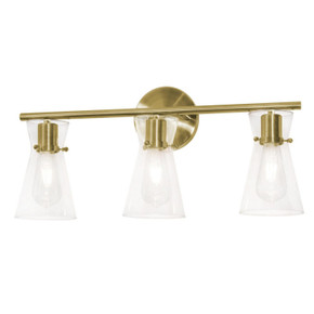Bathroom Fixtures Three Lights by AFX Lighting ( 162 | AMDV2210MBSB Amanda ) 