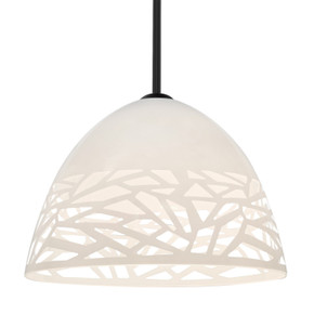 Pendants Metal Shade by Besa ( 74 | 1TT-KIEVWH-BK Besa Kiev Stem Pendant ) 