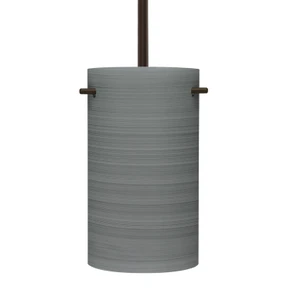 Mini Pendants Glass Down by Besa ( 74 | 1TT-4005TN-BR Besa Tamburo 5 Stem Pendant ) 