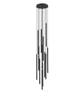 Large Chandeliers Glass Shade by Avenue Lighting ( 192 | HF2801-BLK Filmore Ave. ) 