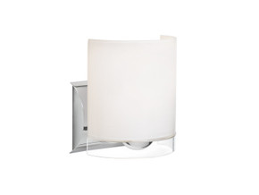 Sconces Single Glass by Besa ( 74 | 1WZ-CELTICCL-LED-CR Celtic ) 