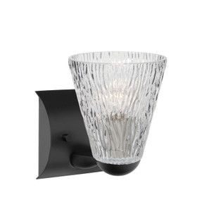 Sconces Single Glass by Besa ( 74 | 1WZ-NICO5CL-BK Besa Nico 5 Mini Sconce ) 