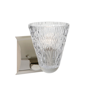 Sconces Single Glass by Besa ( 74 | 1WZ-NICO5CL-LED-CR Nico ) 