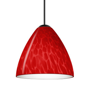 Mini Pendants Glass Down by Besa ( 74 | 1XT-1779RC-BK Besa Mia Pendant ) 