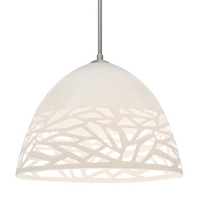 Pendants Metal Shade by Besa ( 74 | J-KIEVWH-SN Besa Kiev Pendant ) 