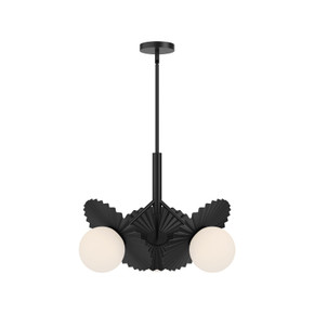 Mid. Chandeliers Glass Down by Alora ( 452 | CH501322MBOP Plume ) 
