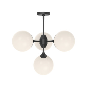 Mid. Chandeliers Glass Down by Alora ( 452 | CH505426MBOP Nouveau ) 