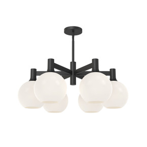Mid. Chandeliers Glass Down by Alora ( 452 | CH506230MBOP Castilla ) 