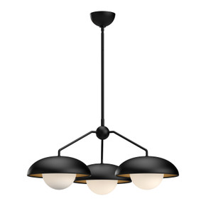 Mid. Chandeliers Glass Down by Alora ( 452 | CH522328MBOP Rubio ) 