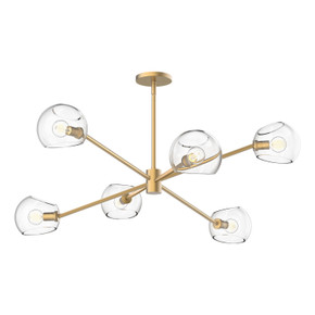 Large Chandeliers Glass Shade by Alora ( 452 | CH548637BGCL Willow ) 