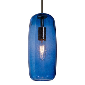 Pendants Glass Down by Besa ( 74 | 1JT-PINOT13BL-BR Besa Pinot 13 Pendant ) 
