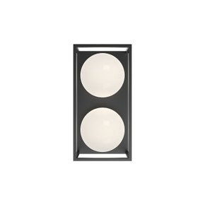 Exterior Wall Mt./Flush by Alora ( 452 | EW519213BK Amelia ) 