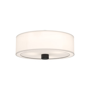 Flush Mounts Drum Shade by Alora ( 452 | FM547924MBWL Theo ) 