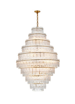 Large Chandeliers Glass Shade by Elegant Lighting ( 173 | 1780D36SG Emilia ) 