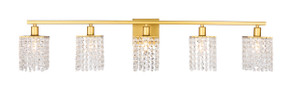 Bathroom Fixtures Five+Lights by Elegant Lighting ( 173 | LD7014BR Phineas ) 