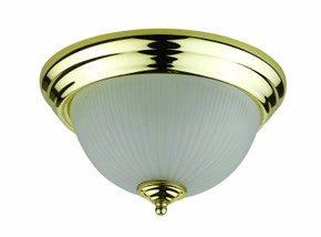 Flush Mounts Bowl Style by Cal Lighting ( 225 | LA-180L-PB CEILING ) 