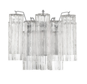 Sconces Empire/Basket by Crystorama ( 60 | ADD-302-CH-CL Addis ) 