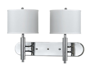 Sconces Double Candle by Cal Lighting ( 225 | LA-2004W2L-1CH 60W X 2 Wall Lamp W/3Wy Push Switch ) 