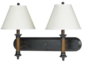 Bathroom Fixtures Two Lights by Cal Lighting ( 225 | LA-60007W2L-2 Hotel ) 