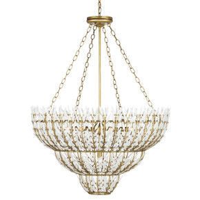 Large Chandeliers Metal Shade by Currey and Company ( 142 | 9000-1099 Magnum Opus Collection ) 