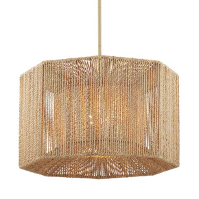 Pendants Drum Shade by Currey and Company ( 142 | 9000-1101 Mereworth Collection ) 