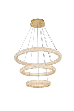 Mid. Chandeliers Ring/Halo by Elegant Lighting ( 173 | 3800G3LSG Bowen ) 
