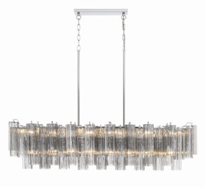 Linear/Island Multi-port/Cascade by Crystorama ( 60 | ADD-317-CH-SM Addis ) 