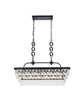 Linear/Island Drum Shade by Elegant Lighting ( 173 | 1219G32BK Nordic ) 