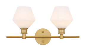 Bathroom Fixtures Two Lights by Elegant Lighting ( 173 | LD2313BR Gene ) 