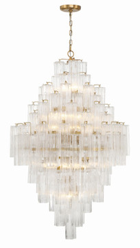 Large Chandeliers Glass Shade by Crystorama ( 60 | ADD-319-AG-CL Addis ) 