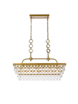 Linear/Island Drum Shade by Elegant Lighting ( 173 | 1219G32BR Nordic ) 