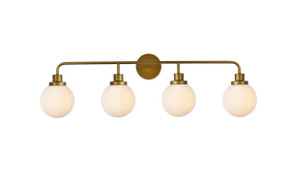Bathroom Fixtures Four Lights by Elegant Lighting ( 173 | LD7036W38BR Hanson ) 