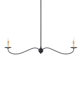 Linear/Island 2 Light Bar by Currey and Company ( 142 | 9000-1126 Saxon Collection ) 
