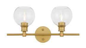 Bathroom Fixtures Two Lights by Elegant Lighting ( 173 | LD2314BR Collier ) 