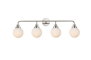 Bathroom Fixtures Four Lights by Elegant Lighting ( 173 | LD7036W38PN Hanson ) 