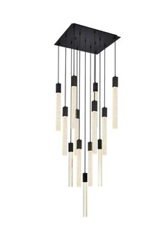 Pendants Multi-port/Cascade by Elegant Lighting ( 173 | 2066G26BK Weston ) 