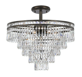 Semi-Flush Mts. Bowl Style by Crystorama ( 60 | 5264-EB-CL-MWP_CEILING Mercer ) 