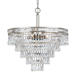 Pendants Empire/Basket by Crystorama ( 60 | 5264-OS-CL-MWP Mercer ) 