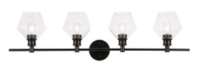 Bathroom Fixtures Four Lights by Elegant Lighting ( 173 | LD2320BK Gene ) 