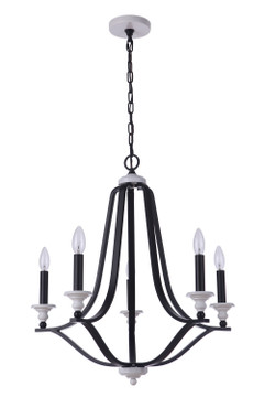 Mid. Chandeliers Candle by Craftmade ( 46 | 57625-FBMWW Esme ) 
