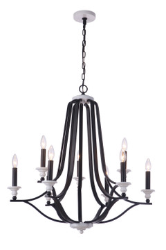 Mid. Chandeliers Candle by Craftmade ( 46 | 57629-FBMWW Esme ) 